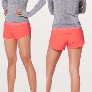 lululemon athletica Coral Athletic Shorts